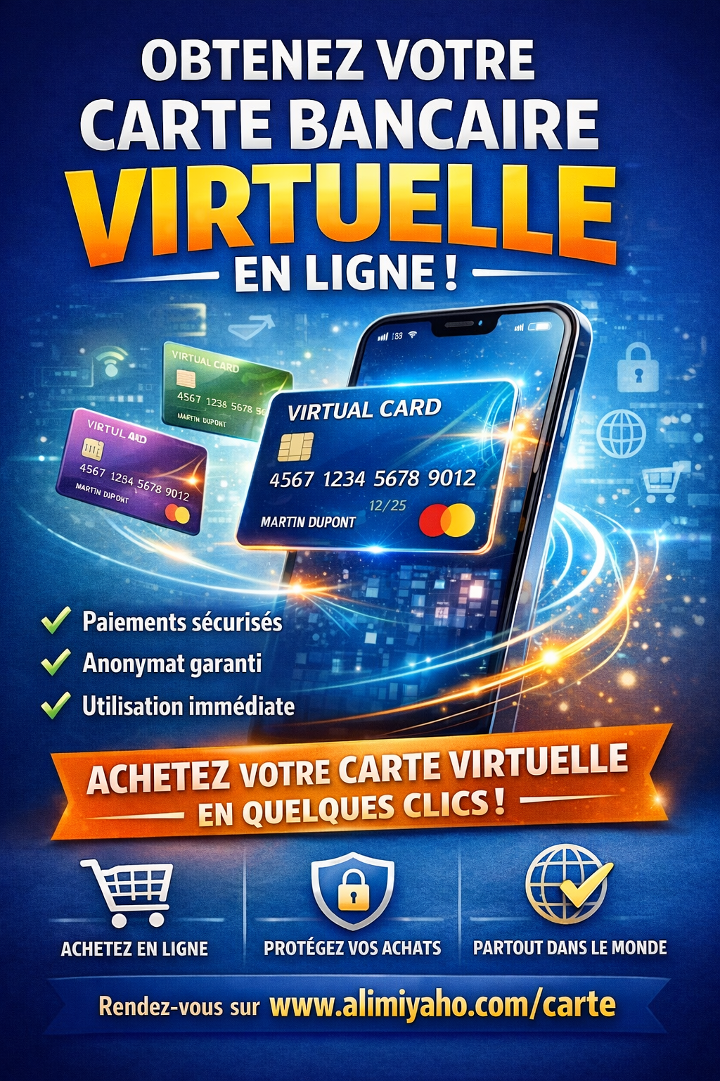 Carte bancaire virtuelle
